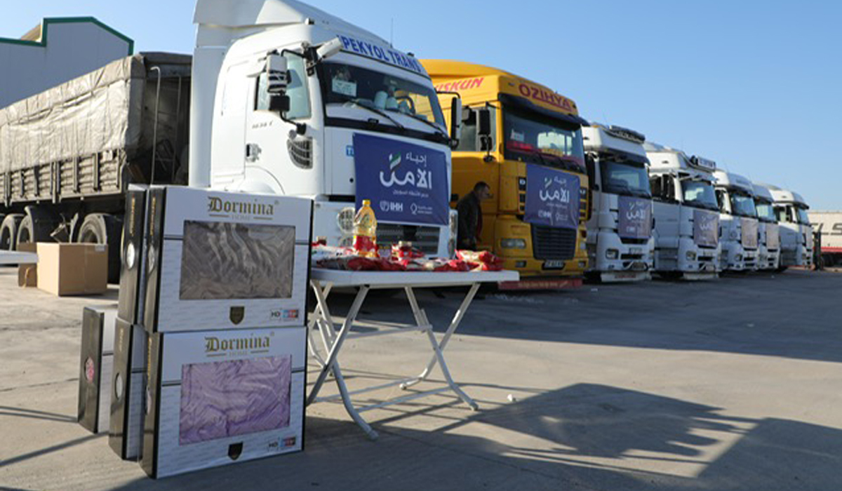 Qatar Charity Sends Urgent Humanitarian Aid Convoy to Syrian People